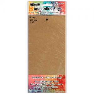 RANGER Dylusions - Journaling Tags Size #10 . 10pc KRAFT