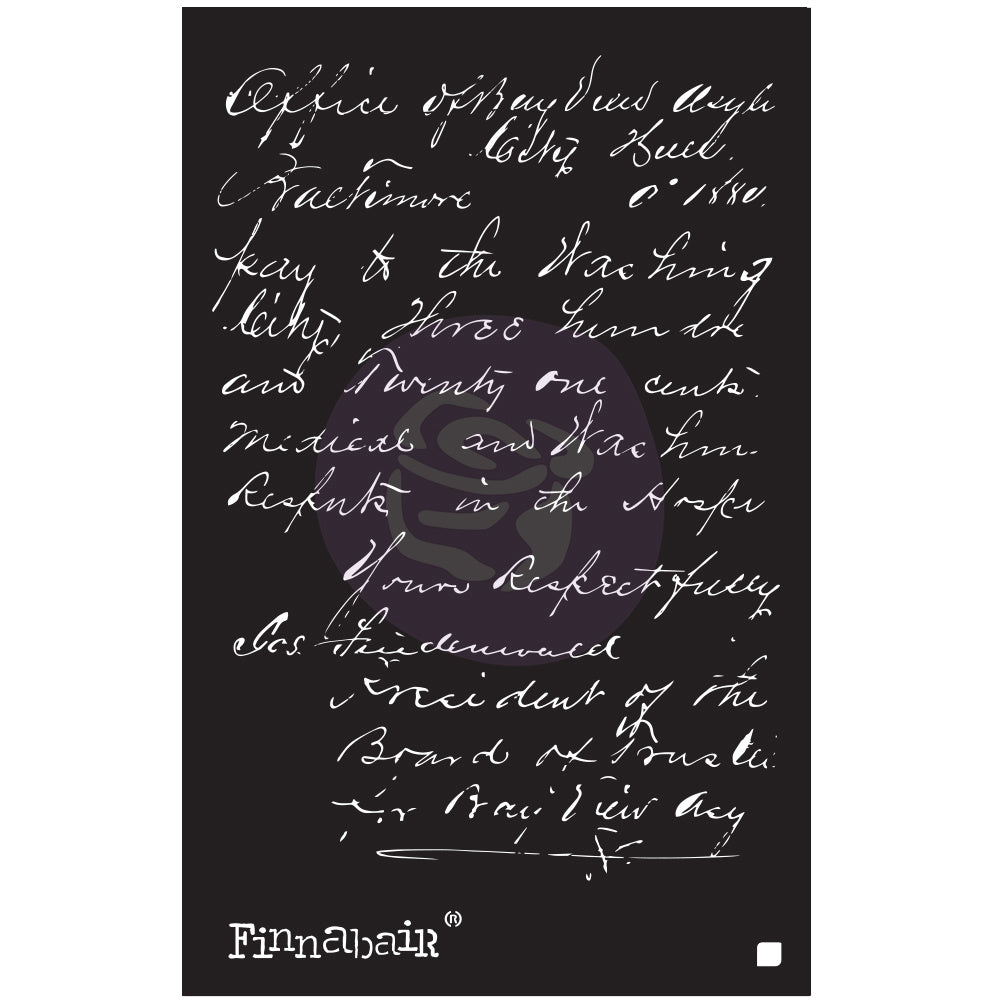 Finnabair Stencil - Read my Letter