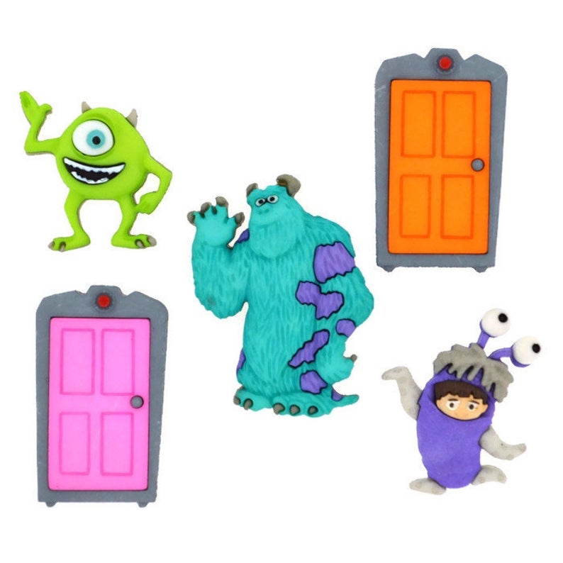 DISNEY Buttons -Monsters Inc