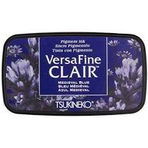 VERSAFINE CLAIR  INK PAD MEDIEVAL BLUE