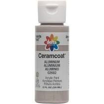 CERAMCOAT Acrylic Paint 59ml 2floz  - Aluminium