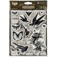 PRIMA Finnabair Cling Stamps Wild and Free 967048