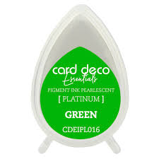 COUTURE CREATIONS CARD DECO Essentials  - Pigment Ink Pearlescent Platinum Green PL016