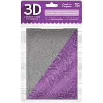 3D Embossing Folder  CRAFTERS COMPANION- Jingle Bell Wreath