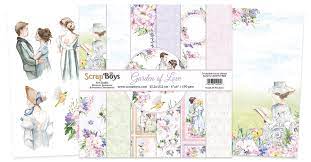 SCRAPBOYS -12 x 12 Garden of Love Paper Pack