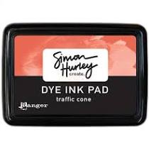 RANGER Simon Hurley Dye Ink Pad - Traffic Cone