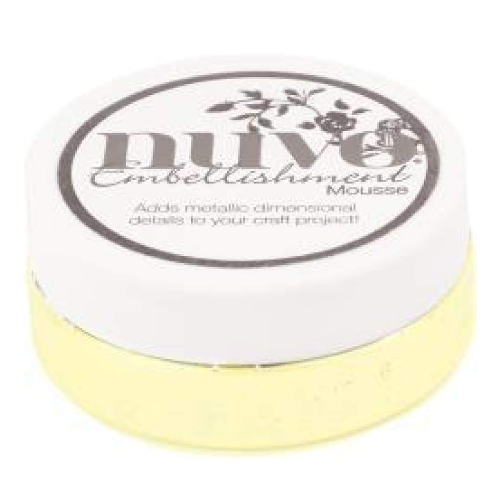 SALE NUVO Embellishment  Mousse Custard Cream