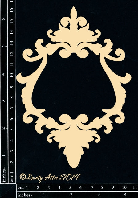 DUSTY ATTIC Chip Board  - Ornate Frames # 1 2pc