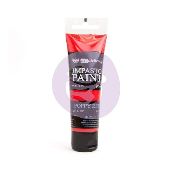 FINNABAIR Art Alchemy Impasto Paint 75ml - Poppy Red