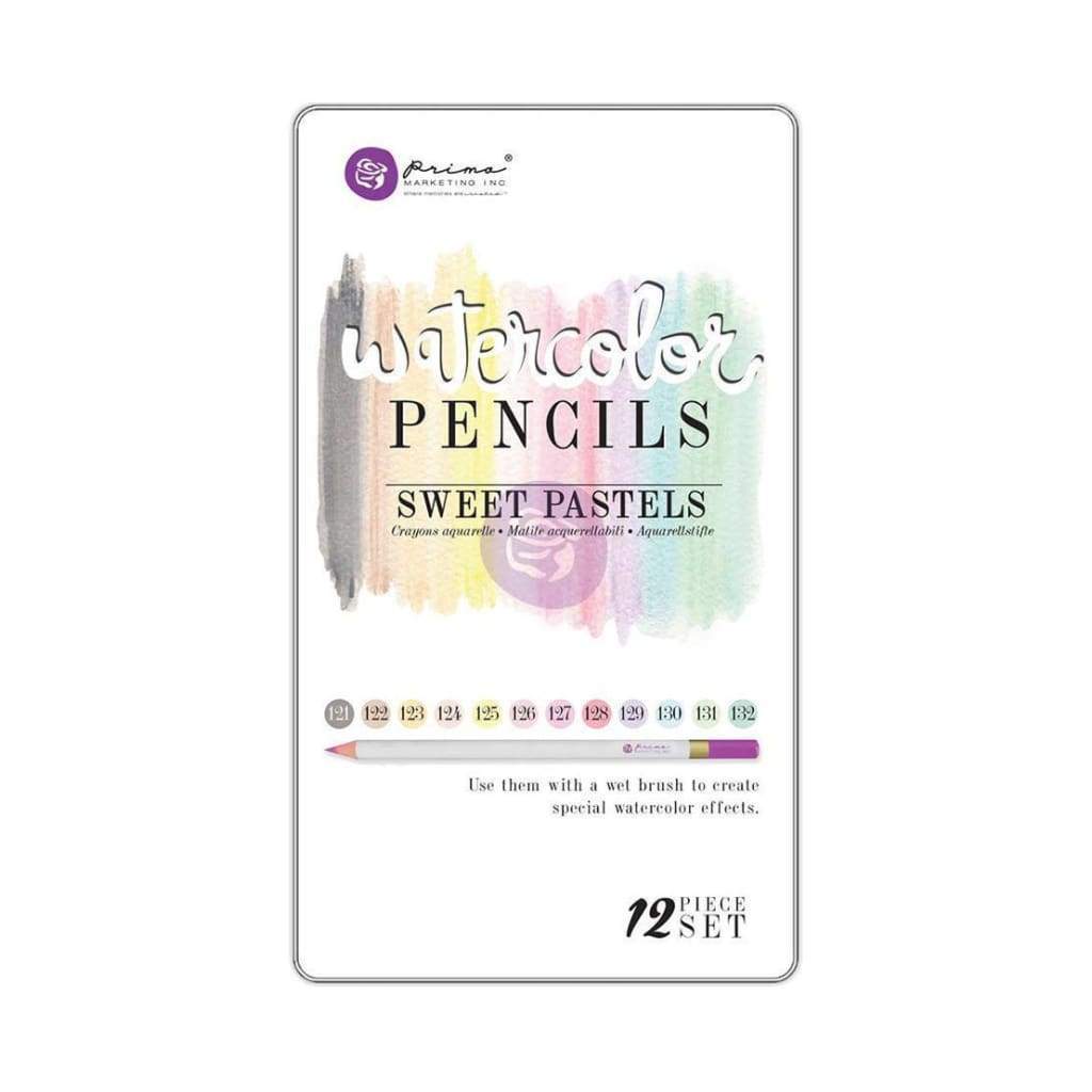 PRIMA Water Color Pencils - Sweet Pastels 12 pc Set