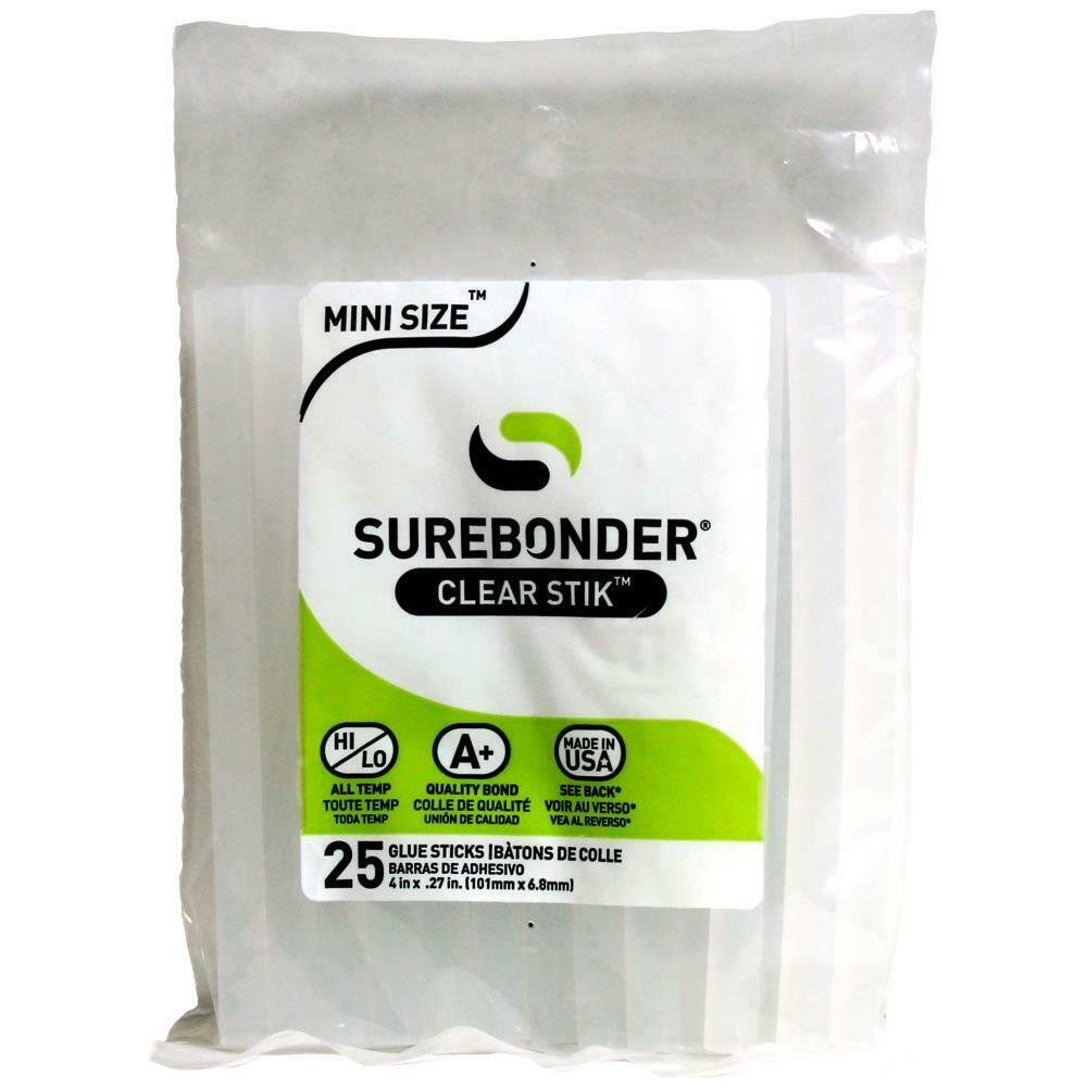 SUREBONDER Clear Stik Glue Mini Size 25pc