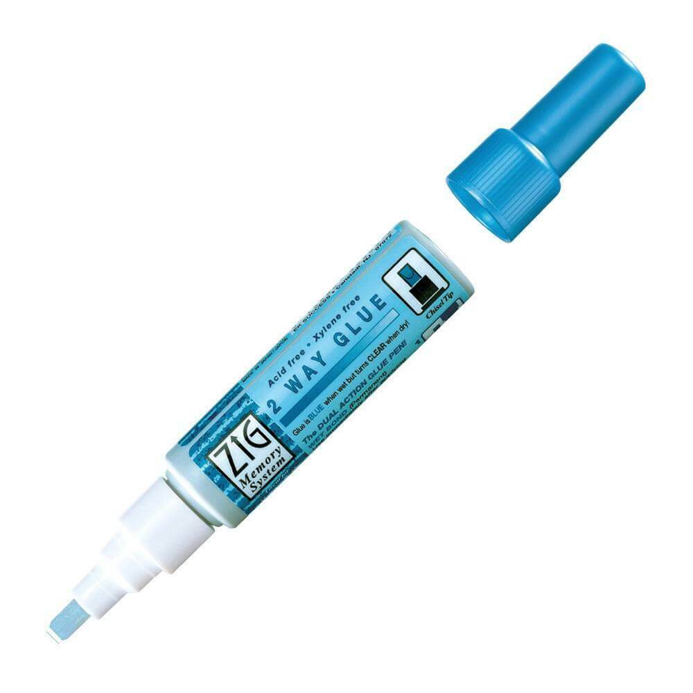 EK TOOLS Zig 2Way Glue Pen - Chisel Tip