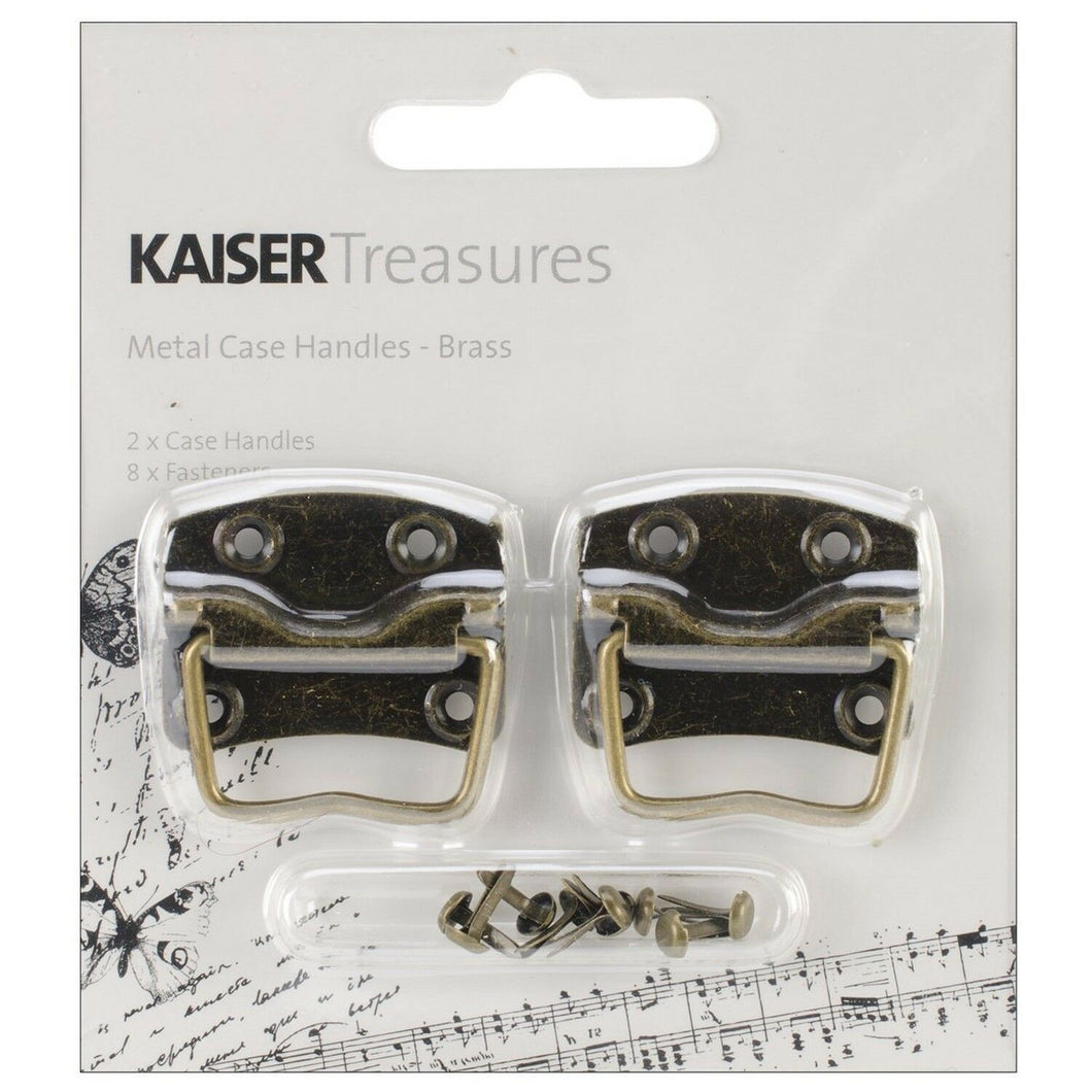 KAISERCRAFT - Treasures Metal Case Handles -Silver