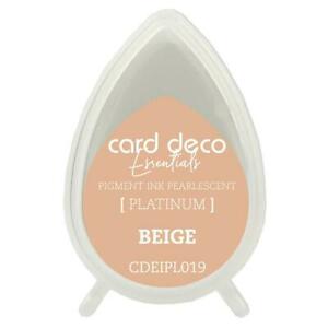 COUTURE CREATIONS CARD DECO Essentials  - Pigment Ink Platinum PEARLECENT Beige PL019