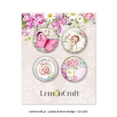 Lemon Craft - Lullaby Girl Buttons/Badge
