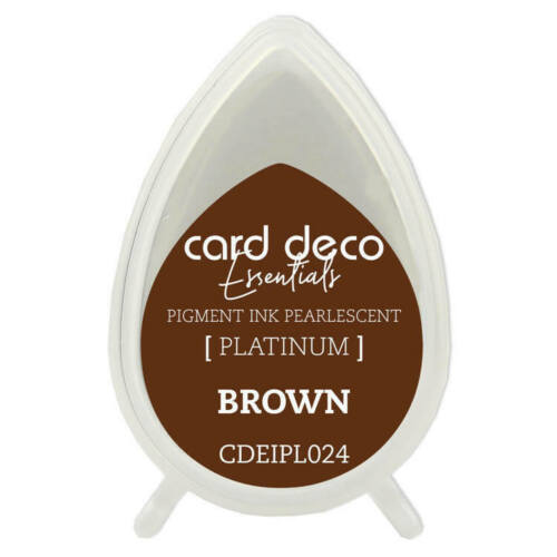 CARD DECO Essentials  - Pigment Ink Pearlescent Platinum Brown