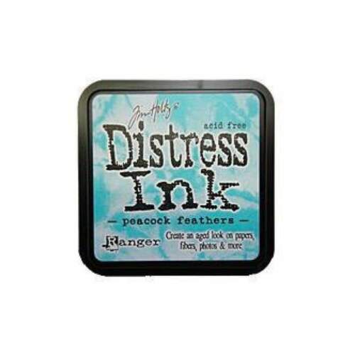 Distress Ink pad Peacock Feathers