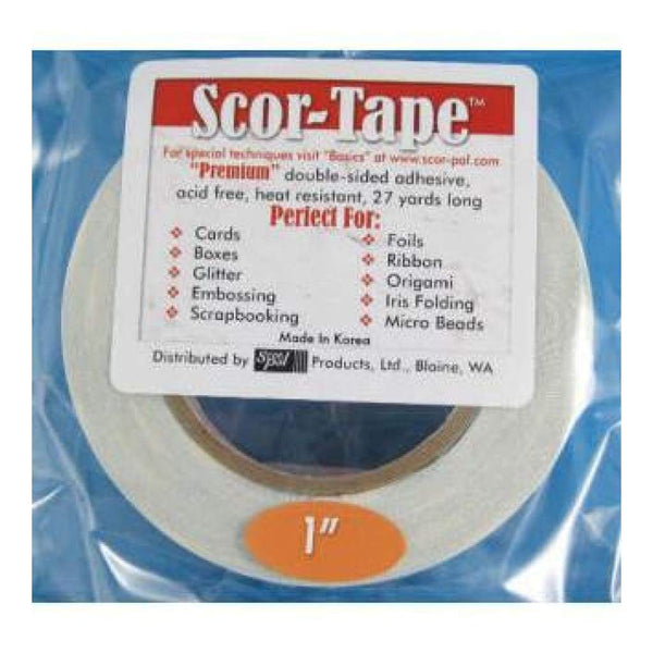 SCOR-TAPE 1in / 25m DOUBLE SIDED ADHESIVE TAPE