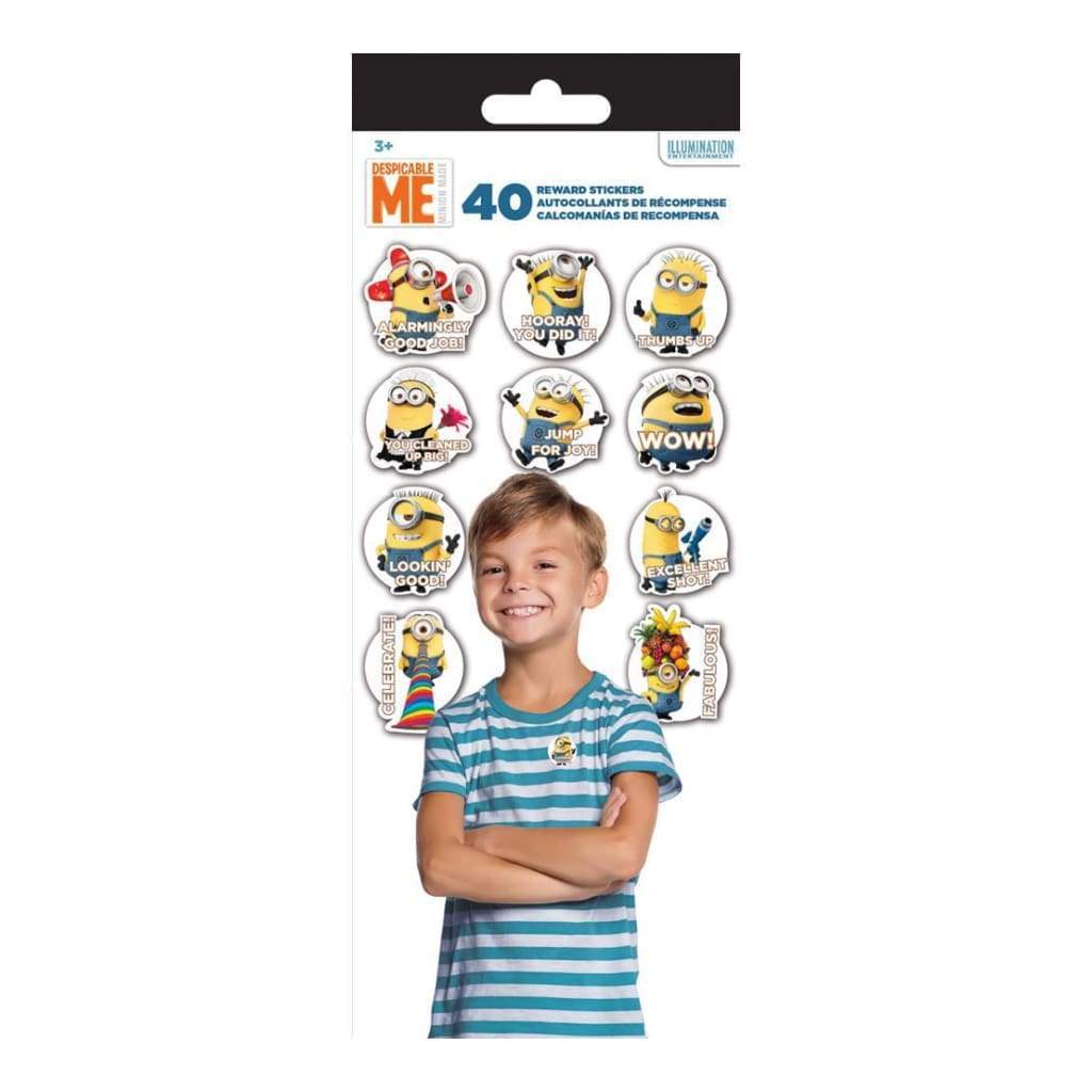 SALE - DESPICABLE ME 40 Reward Stickers