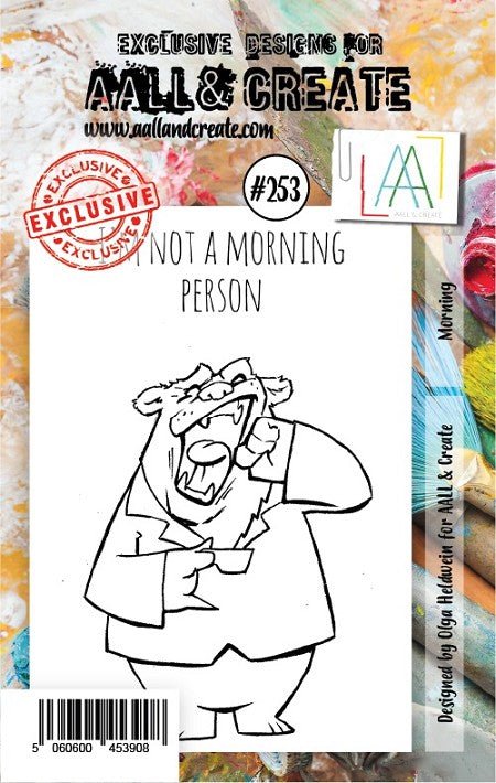 #253 AALL & CREATE STAMP  Morning A7