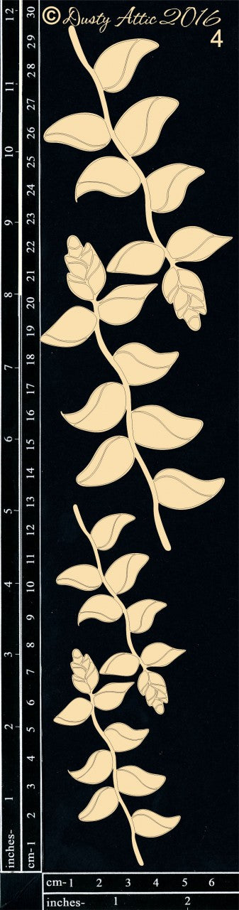 DUSTY ATTIC Chip Board  -Tropical Foliage #4