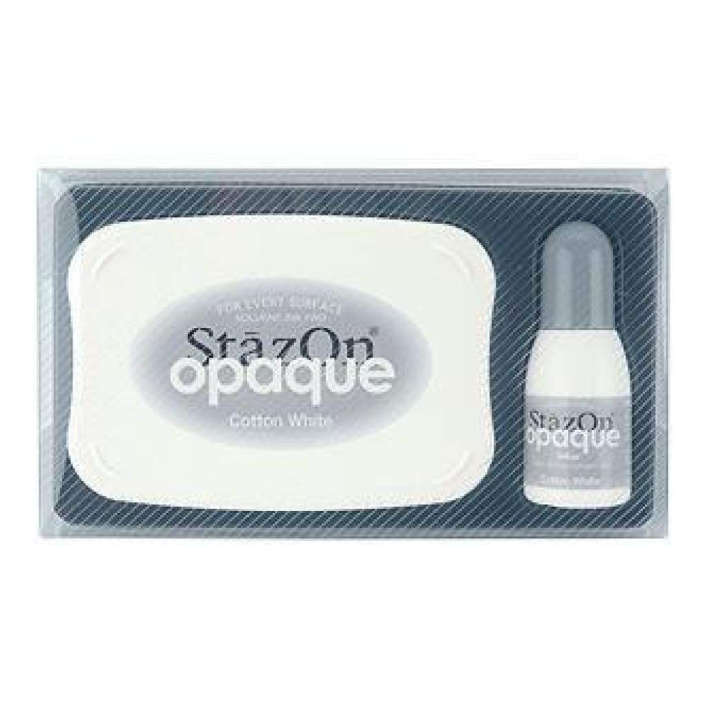 STazON - Fast Drying Solvent Ink Opaque - Cotton White