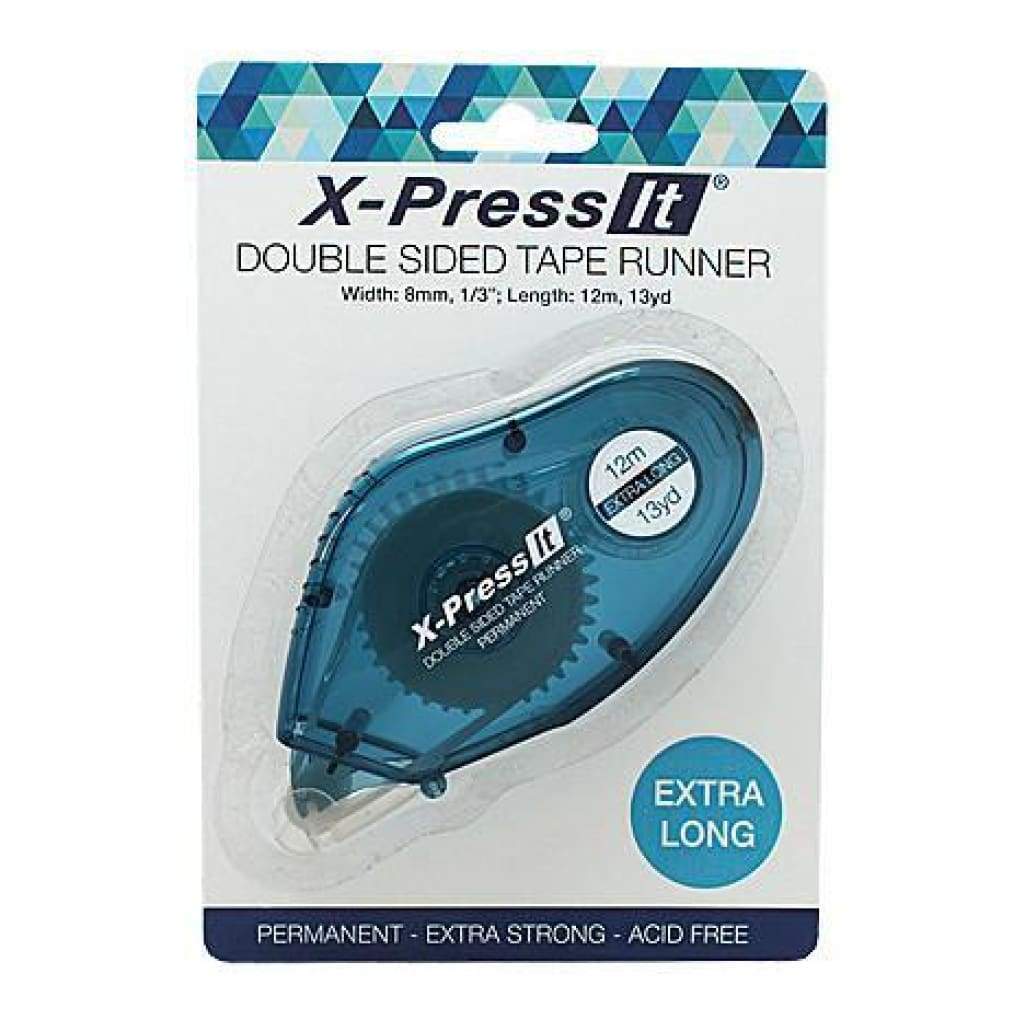 X-PRESS IT   Double Sided Tape Runner 8mm Permanent
