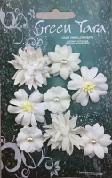GREEN TARA Flowers - Rustic White RF8Wh