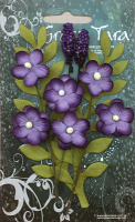 GREEN TARA Flowers - Primrose Collection Aubergine